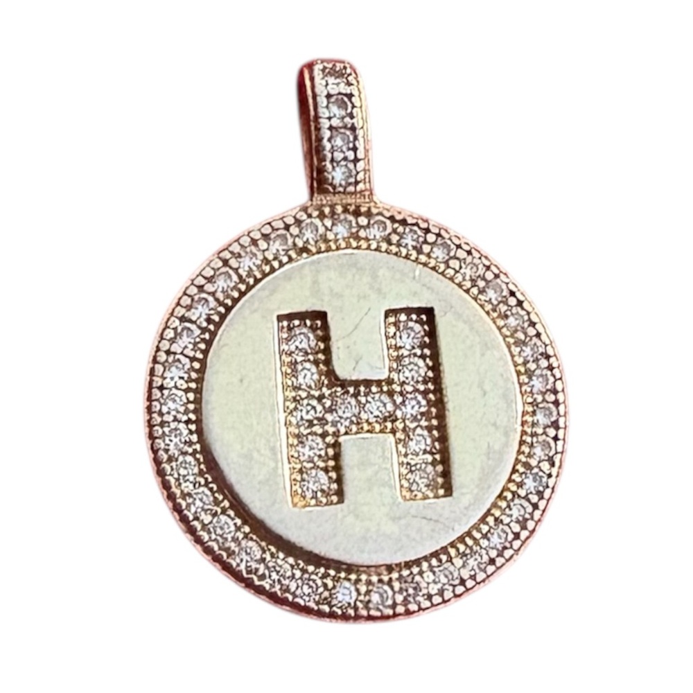 Letter “H” necklace pendant
